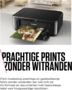 Canon Pixma MG3650S 3-in-1 Multifunction Printer, Inkjet System, Printing, Scanning and Copying, WiFi, Double-Sided Printing, Fine Cartridges, Front Paper Feed, Black - Image 4