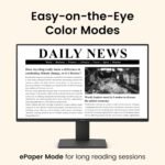 BenQ GW2491E Gaming Monitor 24 Inch, 100Hz, IPS, FHD 1080p, Eye-Care, HDMI, DisplayPort, Ultra-Thin Bezel, TUV Certified, Flicker-Free, Low Blue Light Plus, Eye-CareU (2025 New) - Image 6