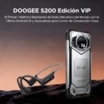DOOGEE S200 Rugged Mobile 5G Android 16, 10100mAh/33W, 6.72" FHD+120Hz Unbreakable Mobile with Bone Driving Headphones, Indestructible Mobile 48GB RAM+256GB ROM(2TB), 100MP+20MP/Face ID/NFC - Image 3