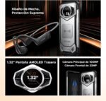 DOOGEE S200 Rugged Mobile 5G Android 16, 10100mAh/33W, 6.72" FHD+120Hz Unbreakable Mobile with Bone Driving Headphones, Indestructible Mobile 48GB RAM+256GB ROM(2TB), 100MP+20MP/Face ID/NFC - Image 4