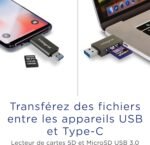 Integral USB3.0 SD & MicroSD Memory Card Reader & USB Type-C Dual Interface - Up to 180MB/s Read & 130MB/s Write Speed, Compatible with PC, Mac and More - Image 3