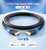 Cable Matters® Cable HDMI High Speed con Ethernet 2m Blanco - Resolución 3D y 4K Pronto - Image 3