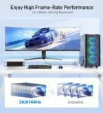 Cable Matters® Cable HDMI High Speed con Ethernet 2m Blanco - Resolución 3D y 4K Pronto - Image 5