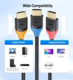 Cable Matters® Cable HDMI High Speed con Ethernet 2m Blanco - Resolución 3D y 4K Pronto - Image 6