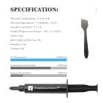 Thermalright TF7 - Pasta de compuesto térmico de alto rendimiento de 8 g, 8 gramos, 12,8 W/mK, alta durabilidad, fácil de aplicar, para todos los disipadores de calor, enfriadores de CPU/GPU, con - Imagen 6