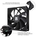 Thermalright TL-C12C X5 CPU Fan, Black 1550RPM PC 120mm Computer Case Cooler, PWM Control Fan for Liquid Cooler and CPU Cooling - Imagen 4