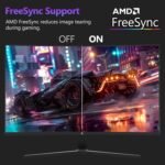 Z-Edge Monitor Gaming PC Curved 27'' 300Hz (DP1.4*2), 1ms MPRT, FreeSync, FHD, 240Hz (HDMI2.0*2), 16:9 LED Gaming Display, Adjustable Tilt, HDR, VA, 3000:1, VESA 100*100mm (DP Cable Included) - Imagen 4