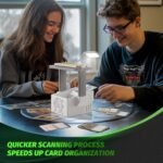 Escáner de tarjetas Pro para tarjetas de intercambio, soporte para escáner de tarjetas MTG y TCG con luz LED y base magnética, escanea rápidamente y comprueba el precio de tarjetas coleccionables sin - Image 6