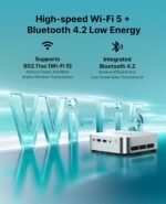 ACEMAGICIAN K1 Mini PC, AMD Ryzen 4300U (up to 3.7GHz), 16GB DDR4 RAM 512GB SSD, Radeon Graphics, Windows 11 Pro, WiFi 5 | BT 4.2, 4K Triple Display, Mini Computer for Office and Home - Imagen 8