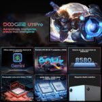 DOOGEE U11 Pro Android 16 Tablet 11 Inch, 30GB+256GB/2TB TF Tablet for Kids, 8580mAh Octa Core Tablets Gaming Gemini AI, HD 90Hz, 13MP+5MP, WiFi 5G/Widevine L1/OTG/Face ID/GMS/GPS/3.5mm Jack - Imagen 3