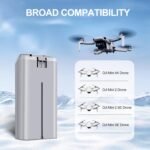 Mini 2 Series Batería de vuelo inteligente 1 Pack 2400mAh Batería Mini 2 mejorada con hasta 31 minutos de autonomía Totalmente compatible con DJI Mini 4K,Mini 2,Mini 2 SE,Mini SE - Image 3