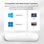 Tenda Wi-Fi 6 AX1800 USB Dual Band MU-MIMO Adapter 1800Mbps for PC/Laptop - Only Compatible with Windows 11 and 10, U18 White, U18 AX1800 - Imagen 6