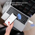 Tenda Wi-Fi 6 AX1800 USB Dual Band MU-MIMO Adapter 1800Mbps for PC/Laptop - Only Compatible with Windows 11 and 10, U18 White, U18 AX1800 - Imagen 8