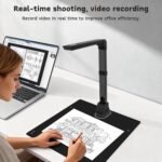 12MP Portable Document Camera, Professional Book Scanner, A3/A4 Document Scanner, Quick Scanner, Size Capture, OCR SCA Scanner for Windows/Linux and macOS Available - Imagen 8