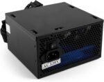 CoolBox PowerLine Black 500 - ATX Power Supply for PC, Max Power 500W, Compatible Intel and AMD, Passive PFC, Mesh Cables - Black - Image 5