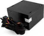 CoolBox PowerLine Black 500 - ATX Power Supply for PC, Max Power 500W, Compatible Intel and AMD, Passive PFC, Mesh Cables - Black - Image 8