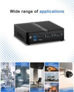 VENOEN N100 Win 11 Pro Fanless PC, Industrial Mini PC, 4K 60Hz, 2X HD2.0, DP1.2, RS232 COM, Dual LAN, USB, WiFi, BT4.2, Linux, Business/Home, PC Server, 8GB DDR4 RAM 256GB SSD - Imagen 8