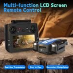 LE-IDEA GPS Drone with 4K Camera for Adults, Drone with 4.5 Inch Screen, GPS Intelligent Return, 3 Speed Modes, Brushless Motors, IDEA36LCD for Beginners and Adults - Imagen 3