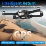 LE-IDEA GPS Drone with 4K Camera for Adults, Drone with 4.5 Inch Screen, GPS Intelligent Return, 3 Speed Modes, Brushless Motors, IDEA36LCD for Beginners and Adults - Imagen 4