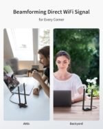 AX1800 WiFi 6 Adapter High Gain USB WiFi Dongle for Desktop PC Laptop Long Range Wireless Network Adapter 5GHz 1201Mbps 2.4G 574Mbps MU-MIMO Wi-Fi 6 USB - Imagen 5