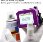 Focket Portable Inkjet Printer, Handheld Portable Printer with Touch Screen, Inkjet Coding Machine for Barcode, Date, Label - Imagen 3