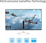 ASUS VZ27EHF-W Eye Care 27" Gaming Monitor (IPS, Full HD, Frameless, 100Hz, Adaptive Sync, 1ms MPRT, HDMI, Low Blue Light, Flicker Free, Wall Mounted) - Imagen 6