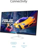 ASUS VZ27EHF-W Eye Care 27" Gaming Monitor (IPS, Full HD, Frameless, 100Hz, Adaptive Sync, 1ms MPRT, HDMI, Low Blue Light, Flicker Free, Wall Mounted) - Imagen 7