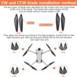 16Pcs 6030F Propellers for Mini 4 Pro/Mini 3 Pro Low Noise and Quick Release Blades Accessories (Orange) Compatible with DJI Mini 4 Pro/Mini 3 Pro, 2 x Stabilizer Fixers - Image 5