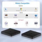 External Blu-Ray Drive, Portable 3D Blu-Ray Player with USB 3.0 Type C, CD DVD BD, Slim Optical Bluray CD/DVD Burner for Laptop, MacBook, Desktop PC - Imagen 7