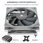 TR AXP90-X36 Low Profile CPU Air Cooler, 36mm Height, PWM TL-9015 Slim Fan, AGHP Technology, for AMD AM4/Intel 1150/1151/1155/1156/1200(AXP90 X36) - Imagen 4