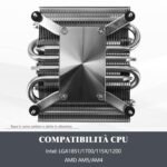 TR AXP90-X36 Low Profile CPU Air Cooler, 36mm Height, PWM TL-9015 Slim Fan, AGHP Technology, for AMD AM4/Intel 1150/1151/1155/1156/1200(AXP90 X36) - Imagen 5