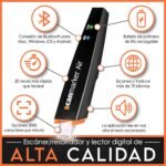 Scanmarker Air Pencil Scanner- Digital OCR Reader and Highlighter - Wireless (Mac Win iOS Android) (Black) - Imagen 4