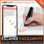 Scanmarker Air Pencil Scanner- Digital OCR Reader and Highlighter - Wireless (Mac Win iOS Android) (Black) - Imagen 8