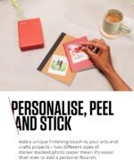 Impresora de fotos portátil Canon SELPHY QX20, para imprimir por conexión Wi-Fi desde tu dispositivo. Sublimación de tinta, 2 tamaños de impresiones con dorso autoadhesivo y carga USB-C - Rojo - Imagen 4