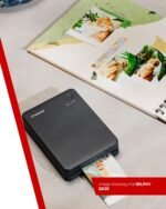 Impresora de fotos portátil Canon SELPHY QX20, para imprimir por conexión Wi-Fi desde tu dispositivo. Sublimación de tinta, 2 tamaños de impresiones con dorso autoadhesivo y carga USB-C - Rojo - Imagen 8