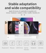 Lightning to USB Flash Adapter OTG Dongle Converter for iPhone Camera Card Reader Keyboard Mouse MIDI Drive Hub Piano Data Sync Compatible with Apple 11 12 13 14 Pro Max - Image 6