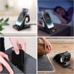 SwanScout 3 in 1 Fast Charger, 25W Foldable Charging Dock for iPhone 14 13 12 11 Pro MAX Mini Plus, for Apple Watch Ultra 3/11/10/9/8/7/6/5 and Air pods - Imagen 8