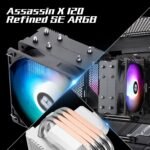 Thermalright AssassinX120 SE ARGB CPU Air Cooler, AX120 SE ARGB, 4 Heat Pipes, TL-C12C-S PWM Quiet Fan CPU Cooler with S-FDB Bearing, for AMD AM4 AM5/Intel LGA 1700/1150/1151/1200 - Image 3