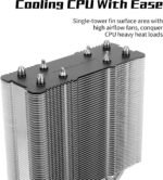 Thermalright AssassinX120 SE ARGB CPU Air Cooler, AX120 SE ARGB, 4 Heat Pipes, TL-C12C-S PWM Quiet Fan CPU Cooler with S-FDB Bearing, for AMD AM4 AM5/Intel LGA 1700/1150/1151/1200 - Image 5