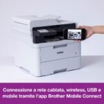 Brother DCPL3560CDW, Impresora multifunción láser LED color WiFi con alimentador de documentos de 50 hojas e impresión automática a doble cara - Image 4
