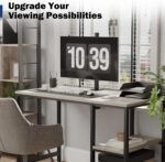 BONTEC Single Monitor Stand 13-34 Inch, Full Motion Adjustment, VESA Compatibility 75x75/100x100mm, 10kg Capacity, Improved Ergonomics, Dual Installation Options - Image 8