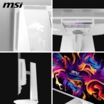 MSI MPG 321URXW QD-OLED 31.5" 4K UHD Gaming Monitor, 3840 x 2160 Quantum Dot OLED Panel, 240Hz/0.03ms, 99% DCI-P3, Display HDR True Black 400, KVM, RGB, DP 1.4a, HDMI 2.1 - Imagen 6