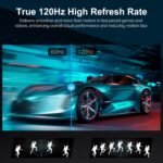 UPERFECT 2K 120Hz 16 Inch Portable Monitor 2560 x 1600 1200:1 Contrast 400 Nits Display IPS Mini HDMI USB C for PC Laptop Smartphone Xbo Switch PS4/5, Mobile Screen Compatible VESA - Imagen 5