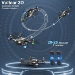 Wipkviey T26 Drone with 1080P HD Camera - Professional Drone for Kids and Beginners, RC Quadcopter with Live FPV Streaming, 3D Flip, 3 Speed Modes, Includes 2 Batteries 26 Mins - Image 4