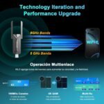 NEWFAST USB WiFi Adapter for PC BE6500Mbps Wi-Fi 7 USB 3.0 Adapter, (6GHz/5GHz/2.4GHz) USB WiFi Antenna, Wi-Fi Receiver for Windows 11/10, MU-MIMO - Image 5