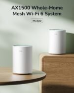 Cudy AX1500 WiFi 6 Dual-Band Mesh Wi-Fi System, Replaces Routers and Extenders, Covers up to 100㎡, 3 Gigabit Ports per Unit, Supports Ethernet Backhaul, M1500 1-Pack - Imagen 3