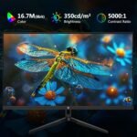 Z-Edge Gaming Monitor 24.5'', 240 Hz, 1ms, FreeSync, FHD(1920x1080), Computer Display Ultra-thin Bezel, 5000:1, Adjustable Tilt, DP1.4& 2*HDMI2.0, RGB Light, VA, VESA 100*100mm(DP Cable Included) - Image 6