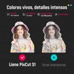 Liene PixCut S1 Photo Printer and Sticker Die Cutter – All-in-One Machine for Creating Stickers, Custom Labels and Gifts, Thermal Sublimation, 300 dpi, Precise Cutting with AI - Imagen 5