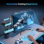 KTC Curved Gaming Monitor 24 Inches, Full HD 240Hz, VA Curved R1500 Display, 3000:1 Contrast, FreeSync, Low Blue Light, VESA 100x100, Monitor PC 1080p - Image 7