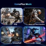 KTC Curved Gaming Monitor 24 Inches, Full HD 240Hz, VA Curved R1500 Display, 3000:1 Contrast, FreeSync, Low Blue Light, VESA 100x100, Monitor PC 1080p - Image 8